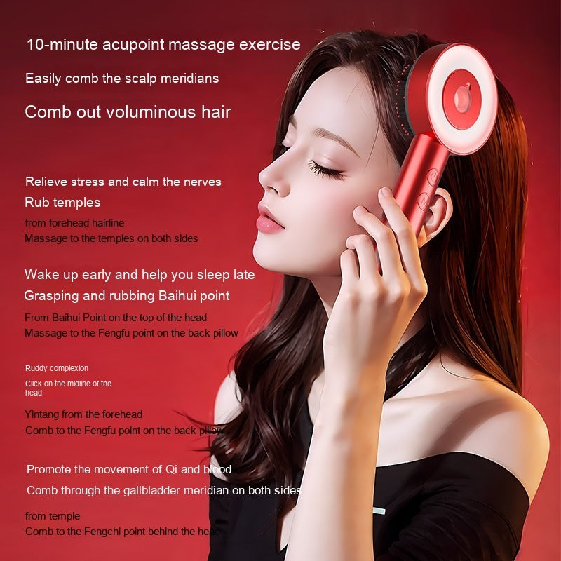 SilkySoft Infrared Hair Massager